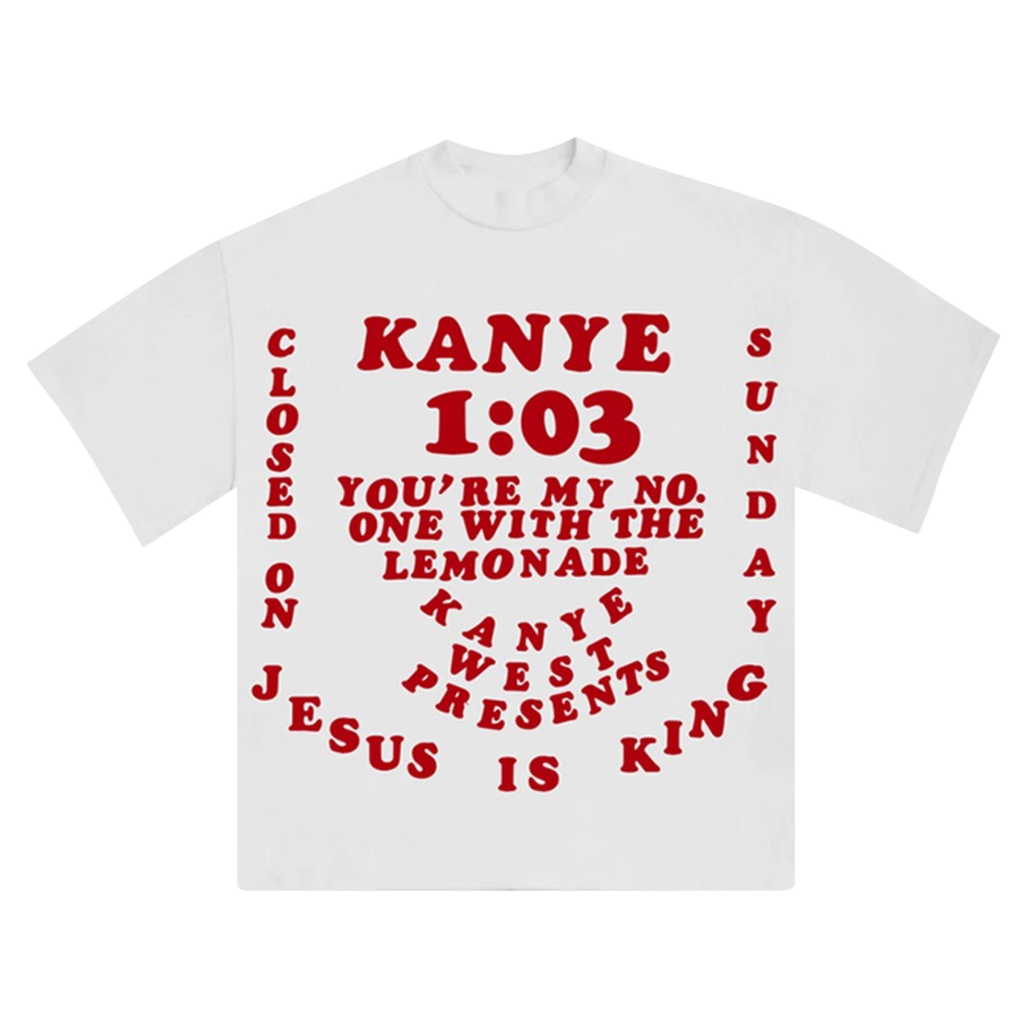 Buy Kanye West Sunday Service x Cactus Plant Flea Market Jesus Is King III  T-Shirt 'White' - 2076 1FW190103CJKT WHIT | GOAT