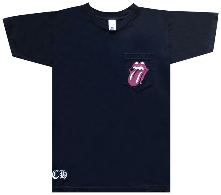 Chrome Hearts x The Rolling Stones T Shirt Black