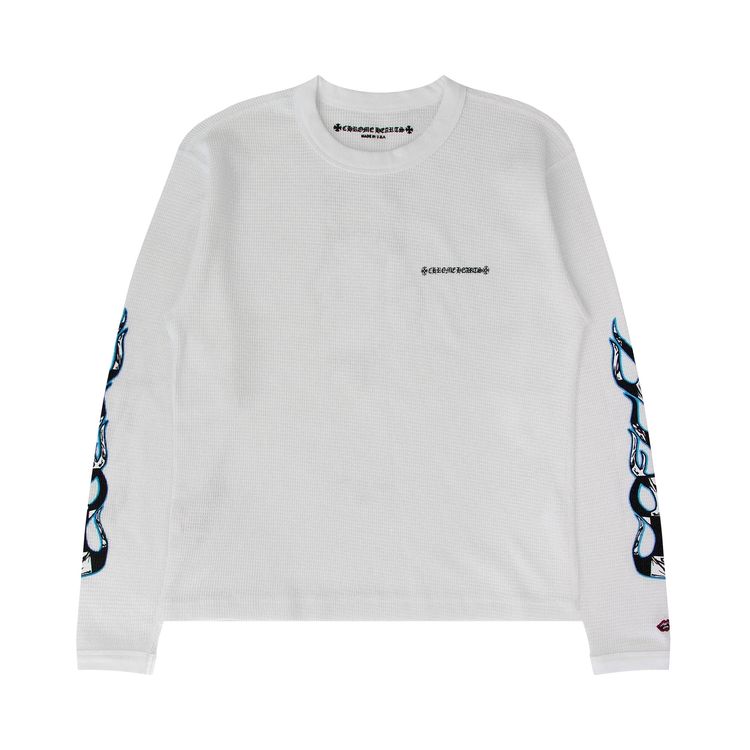 Chrome Hearts x Matty Boy Sinister Thermal Long Sleeve Top White