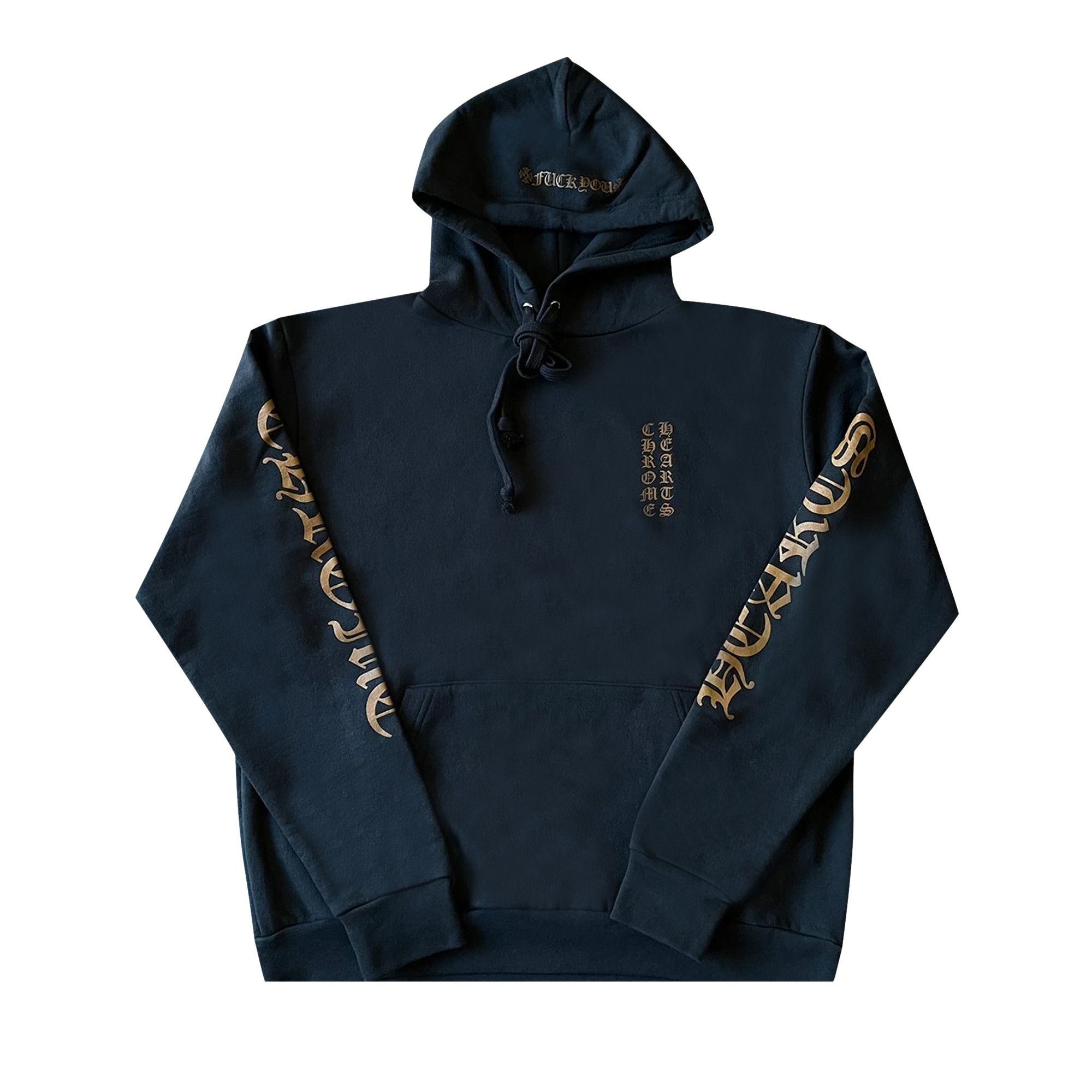 Buy Chrome Hearts Fuck You Hoodie 'Black/Brown' - 1383 100000106FYH BLAC |  GOAT