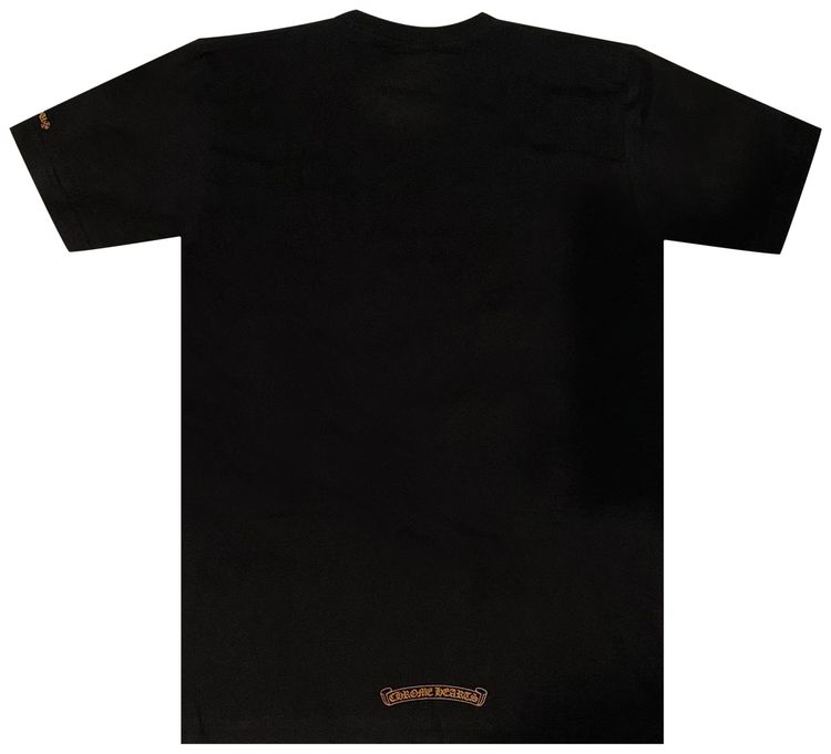 Chrome Hearts Collar Print T Shirt BlackBrown