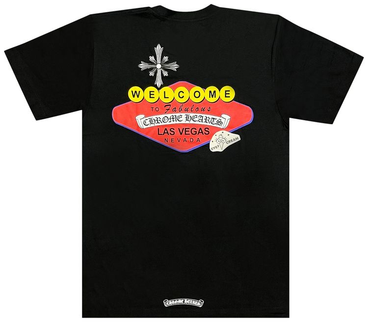 Chrome Hearts T Shirt Las Vegas Exclusive BlackMulticolor