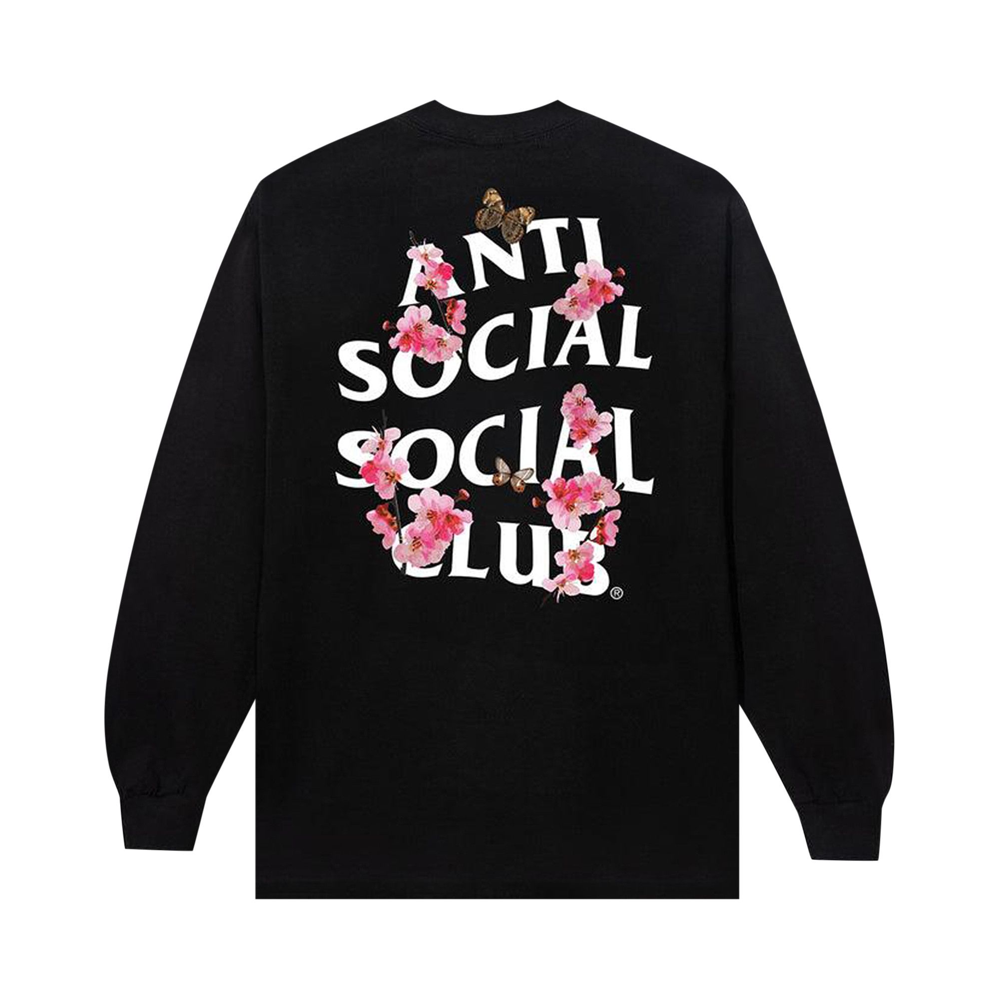 Buy Anti Social Social Club Kkotch Long-Sleeve Tee 'Black