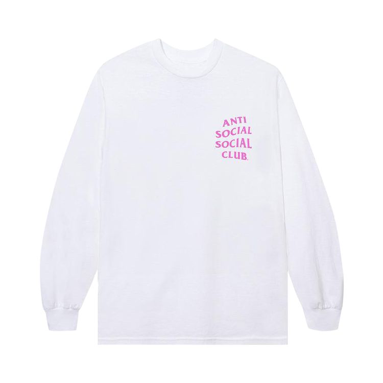 Anti Social Social Club Kkotch Long Sleeve Tee White