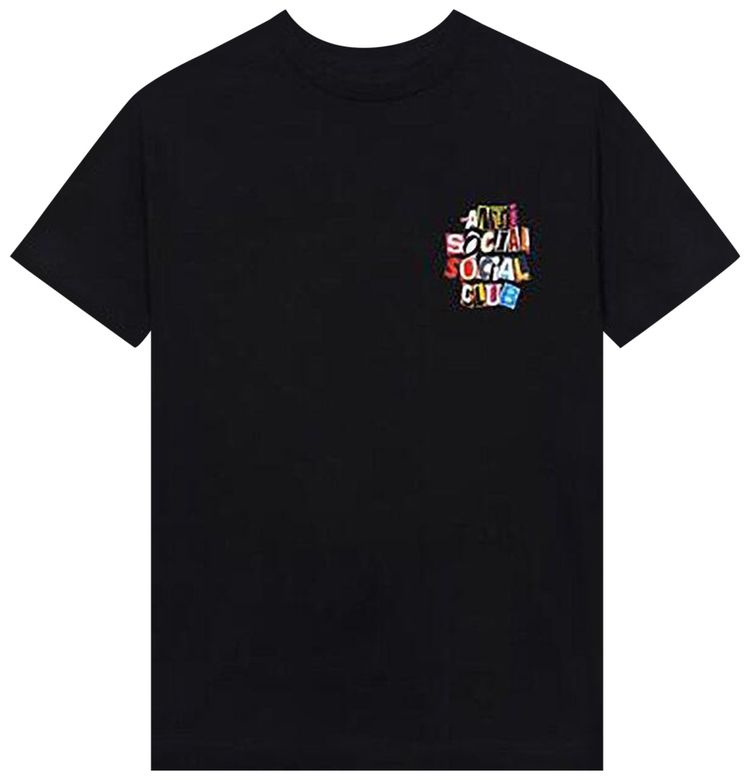 Anti Social Social Club Torn Pages Of Our Story Tee Black
