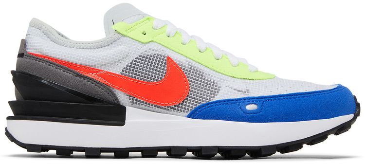 Nike Waffle One GS White Bright Crimson
