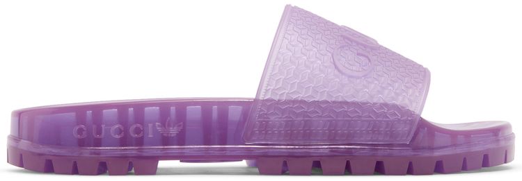 Gucci x adidas Wmns Adilette Slide Sandal Transparent Purple