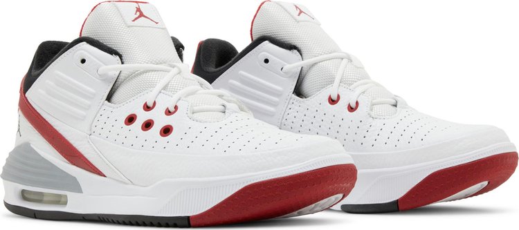 Jordan Max Aura 5 White Varsity Red