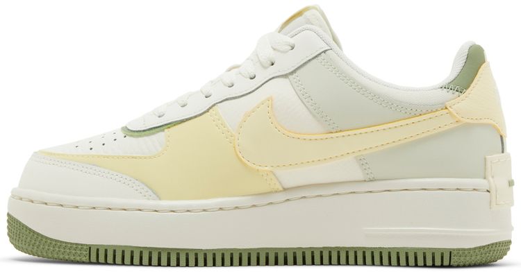 Nike Wmns Air Force 1 Shadow Pale Ivory Oil Green