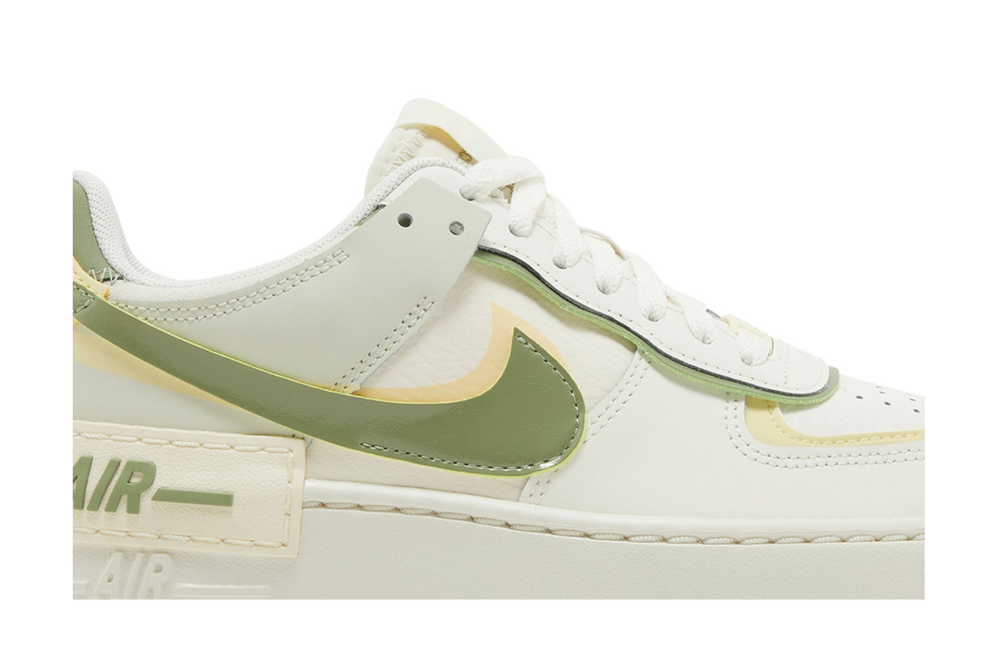 Buy Wmns Air Force 1 Shadow Pale Ivory Oil Green FN6335 101 GOAT CA
