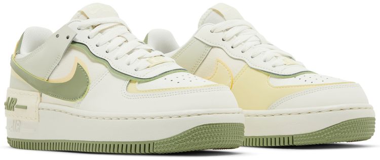 Nike Wmns Air Force 1 Shadow Pale Ivory Oil Green