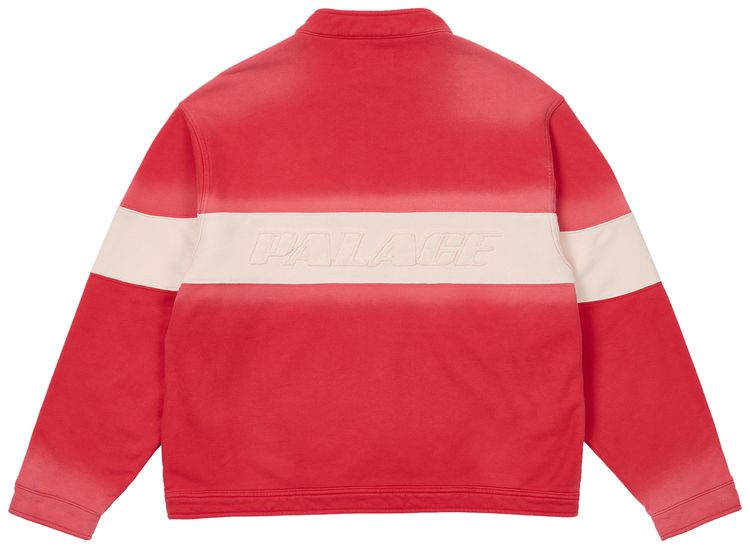 Palace Washed Moto Jacket Truest Red