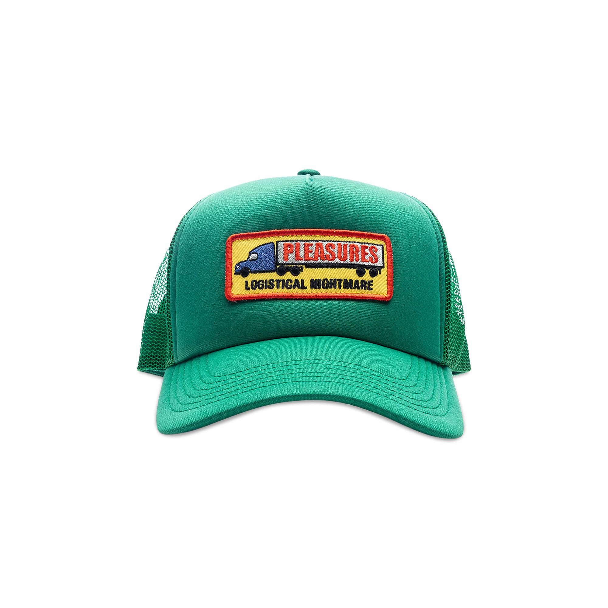 Buy Pleasures Nightmare Trucker 'Green' - P24SU064 GREE | GOAT