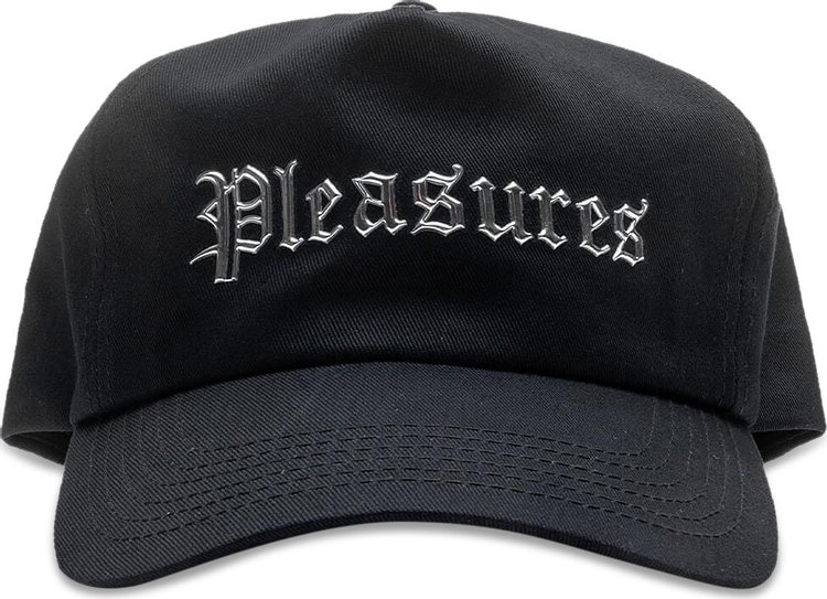 Pleasures Chrome Snapback Black