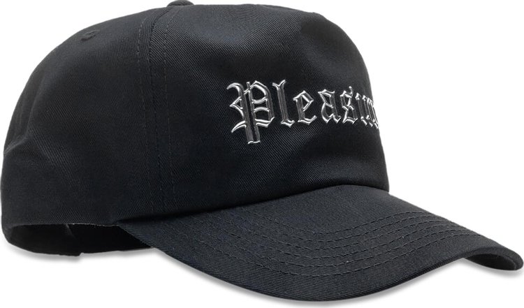 Pleasures Chrome Snapback Black