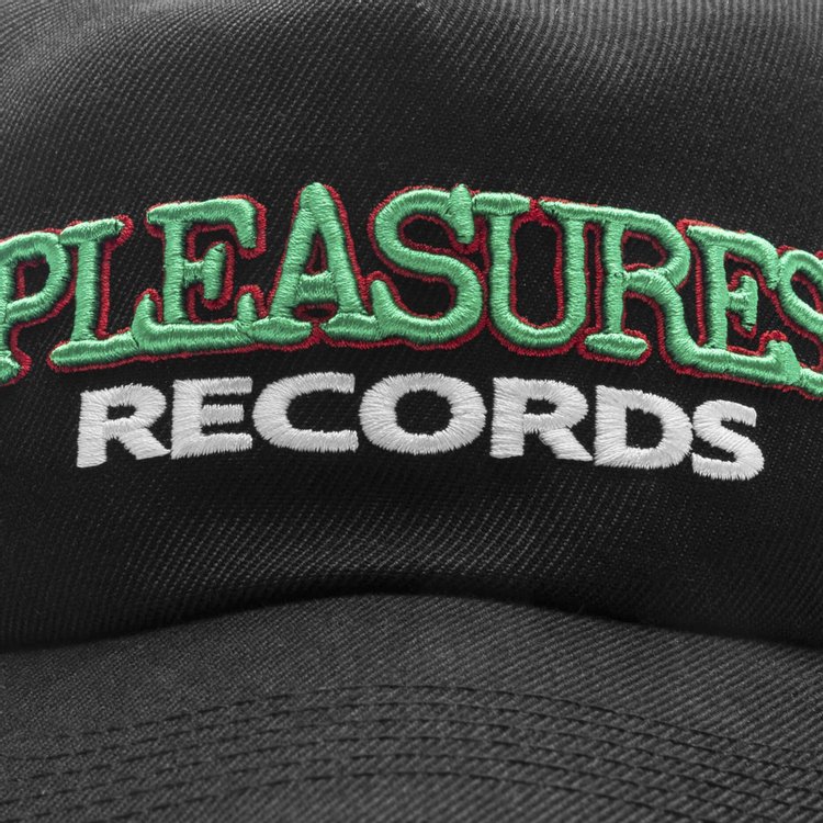 Pleasures Records Snapback Black