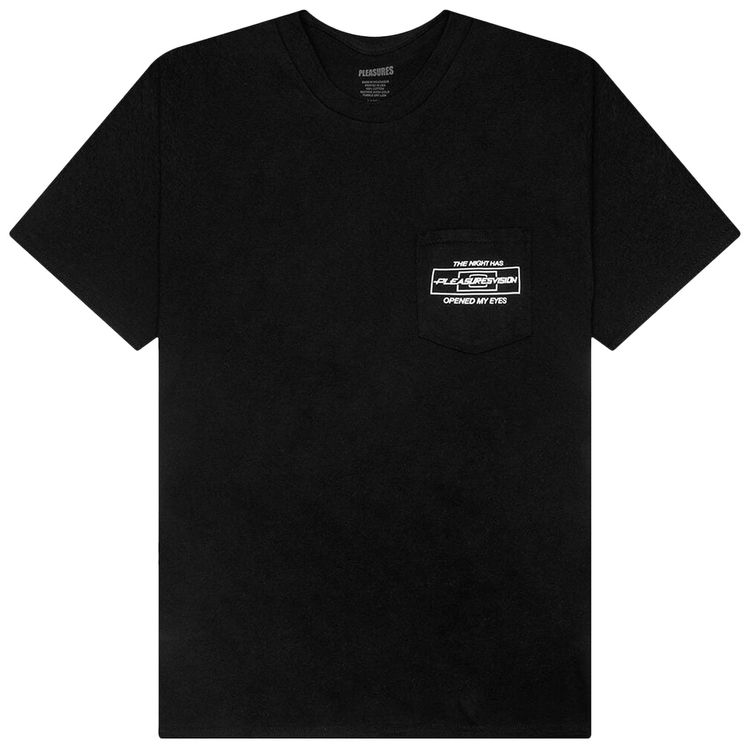 Pleasures Vision Pocket T Shirt Black