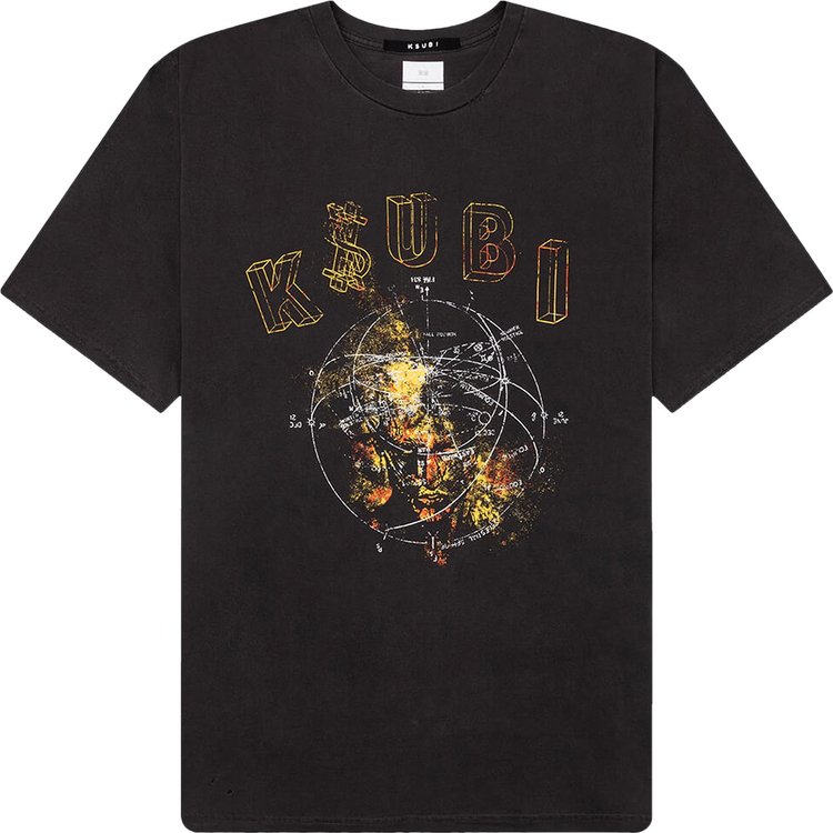 Ksubi Diagrams Biggie T-Shirt 'Faded Black'