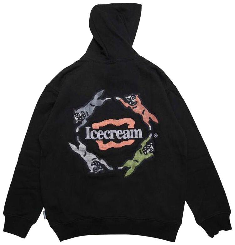 Icecream Dippin Dots Hoodie Black