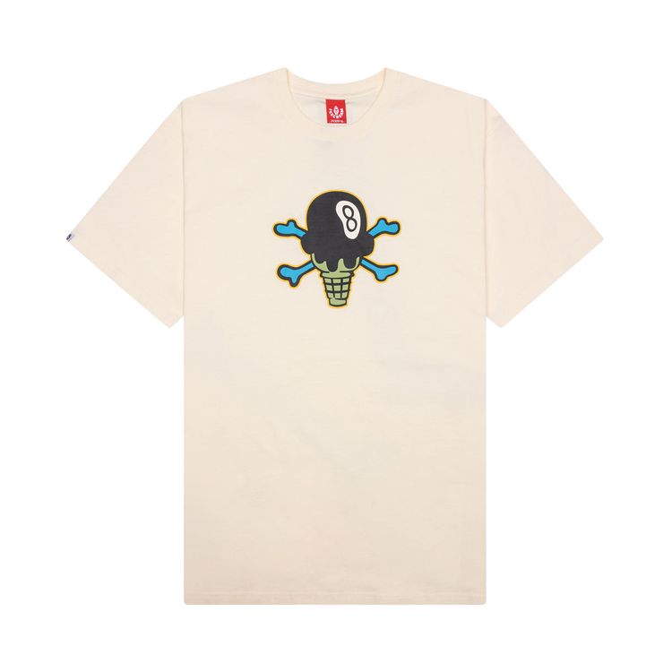 Icecream 8 Ball Tee White