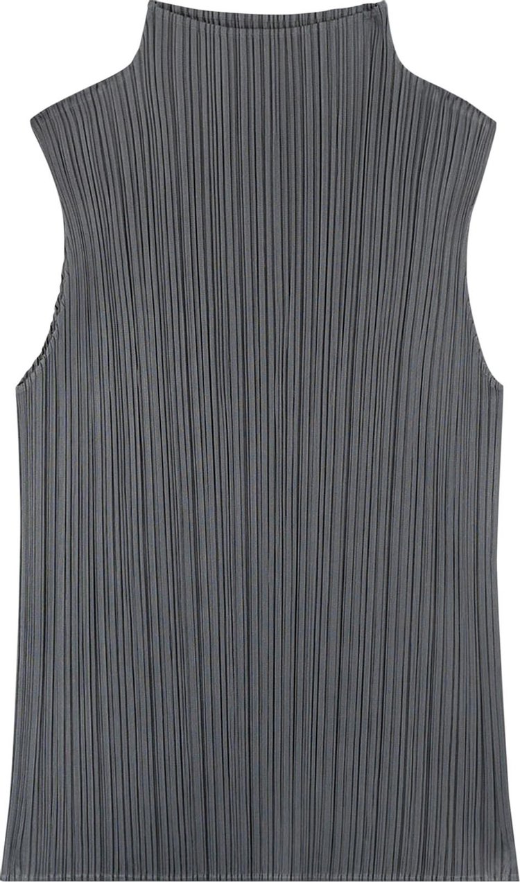 Pleats Please Issey Miyake Basic Shirt Grey