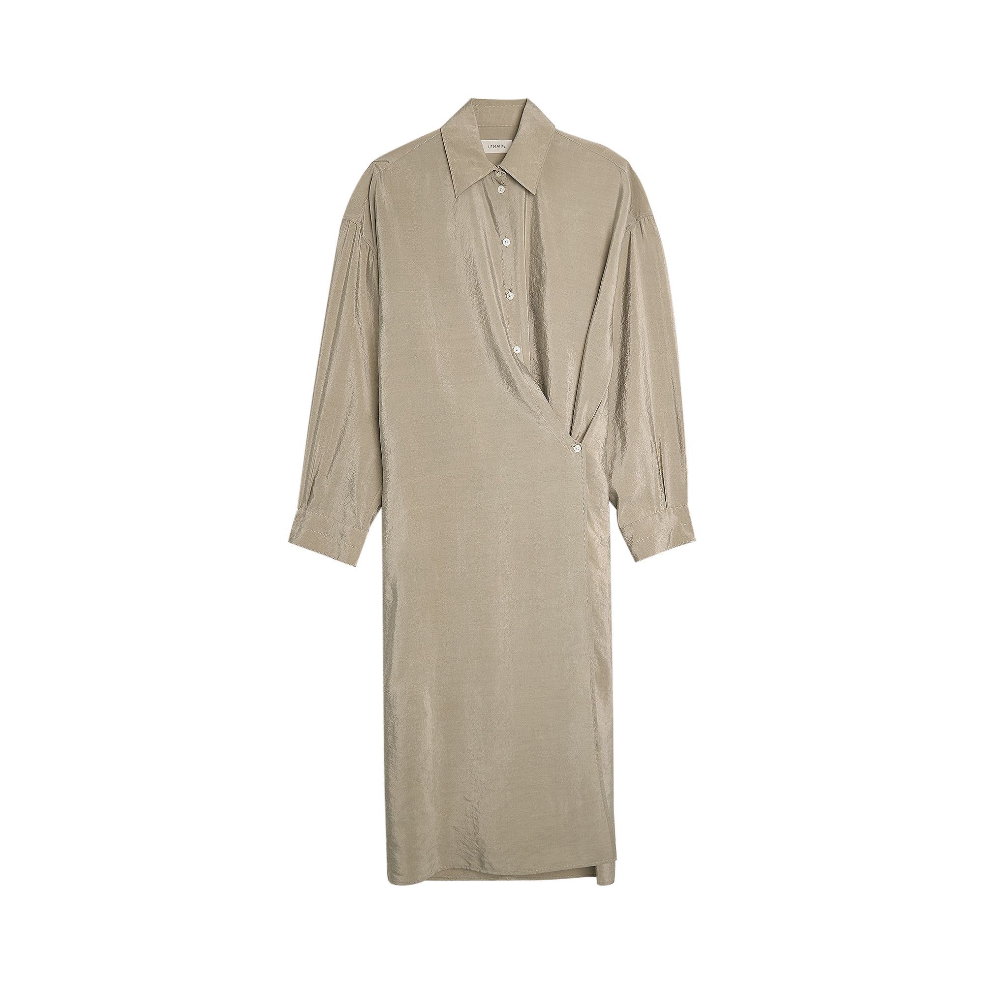 Lemaire｜DRESSES (STRAIGHT COLLAR TWISTED DRESS (DR1024 Namu Shop - Lemaire Straight Collar Twisted Dress - Dark