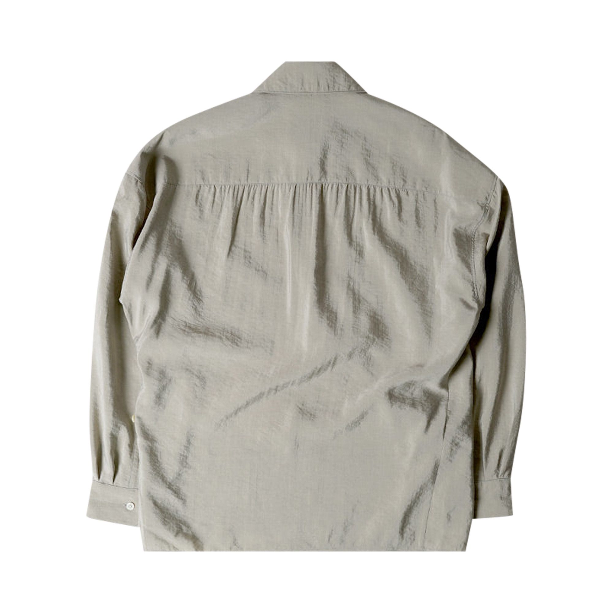 Buy Lemaire Straight Collar Twisted Shirt 'Light Misty Grey Buy Lemaire Straight Collar Twisted Shirt 'Light Misty Grey