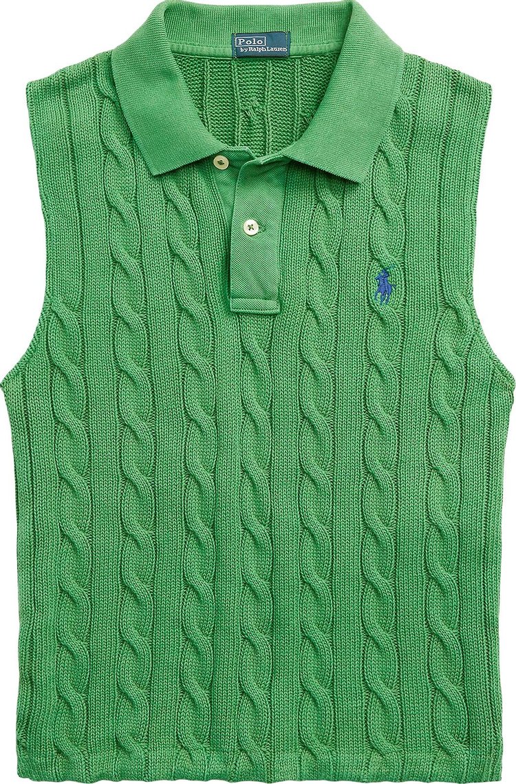 Polo Ralph Lauren Sleeveless Polo Shirt Fiji Green