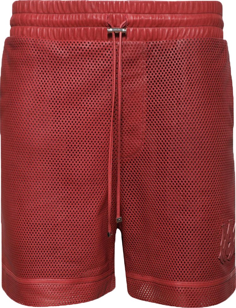 Amiri MA Perforated Short Sun Dried Tomato