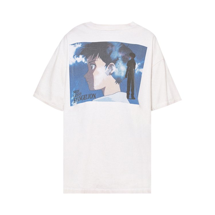 Saint Michael Short Sleeve Shinji Tee White