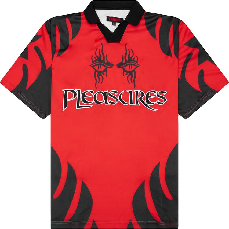 Pleasures Afterlife Soccer Jersey Red