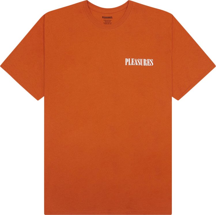 Pleasures Vertical T Shirt Orange