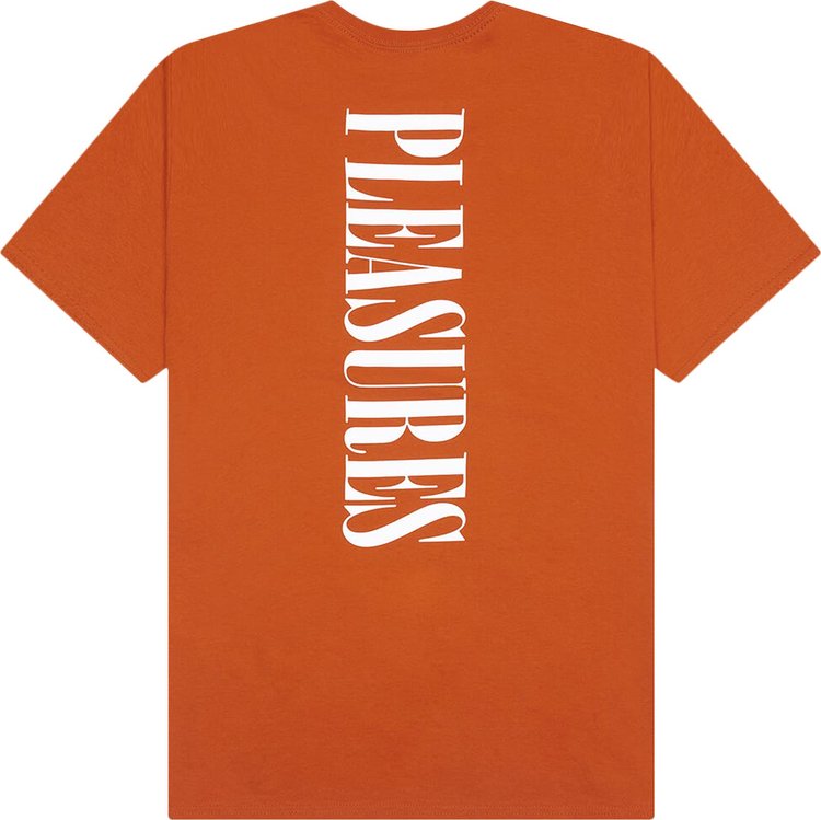 Pleasures Vertical T Shirt Orange