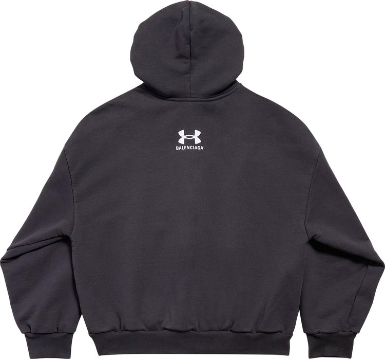 Balenciaga x Under Armour Zip Up Hoodie BlackWhite