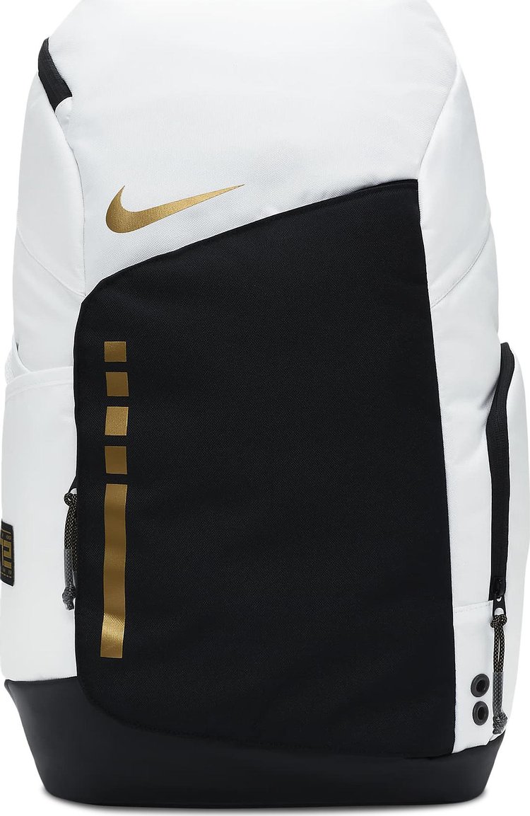Nike Hoops Elite Backpack 'White/Black/Metallic Gold'