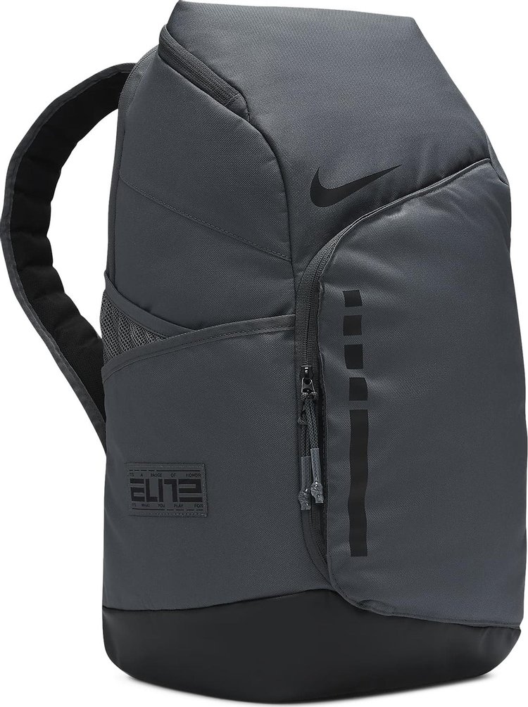 Nike Hoops Elite Backpack Iron GreyBlackBlack