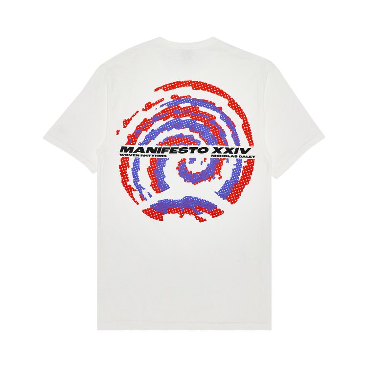 GOAT Exclusive for Manifesto Nicholas Daley Woven Rhythms Tee