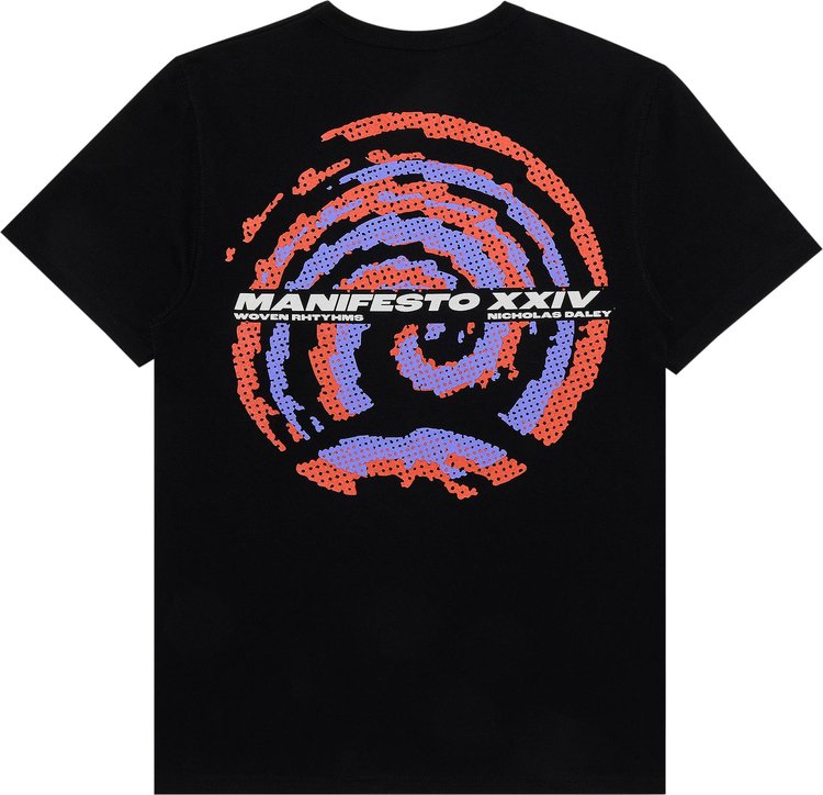 GOAT Exclusive for Manifesto Nicholas Daley Woven Rhythms Tee