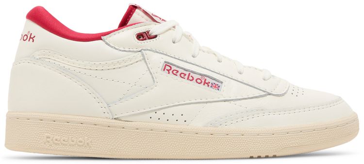 Reebok Club C Mid 2 Vintage Chalk Flash Red