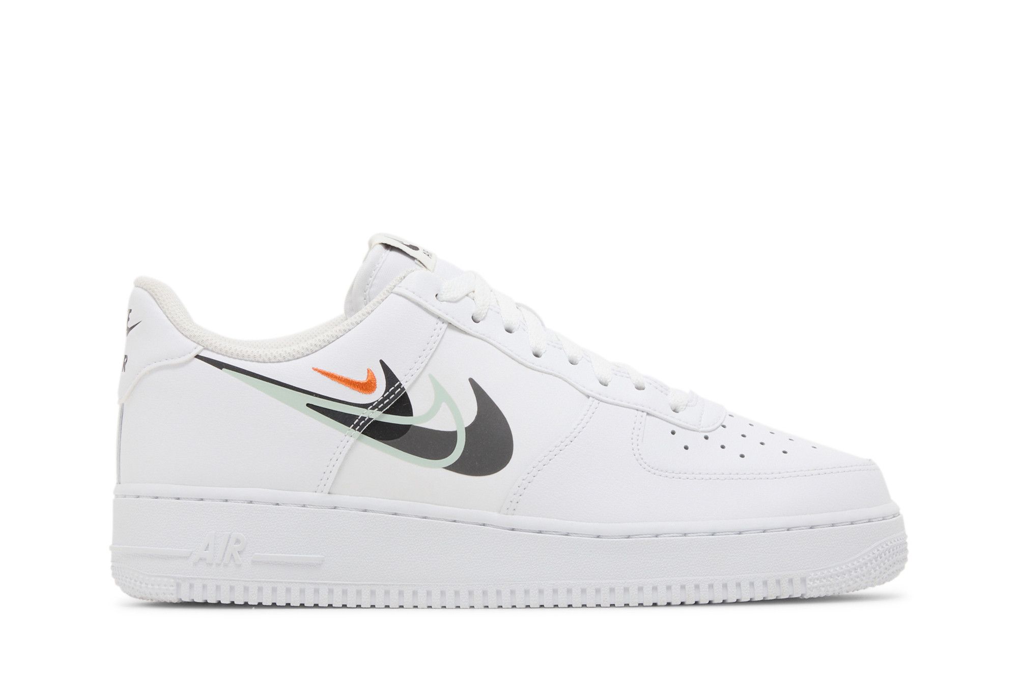 Nike air force 1 womens white with black swoosh cheap
