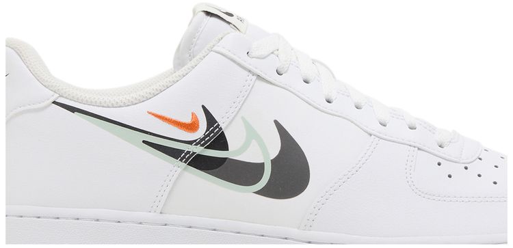 Nike Air Force 1 07 Multi Swoosh   White Black