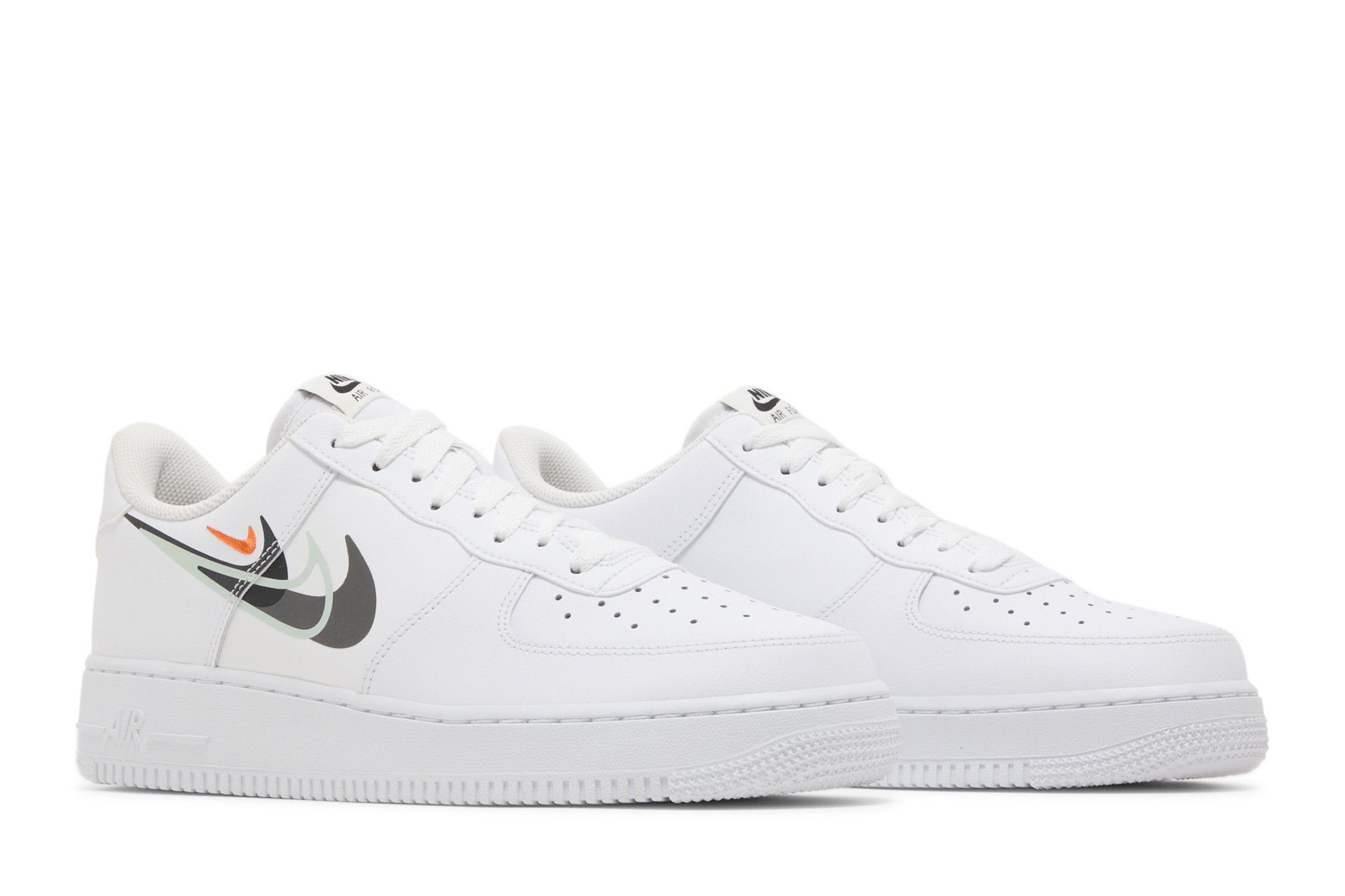 white air forces with black swoosh