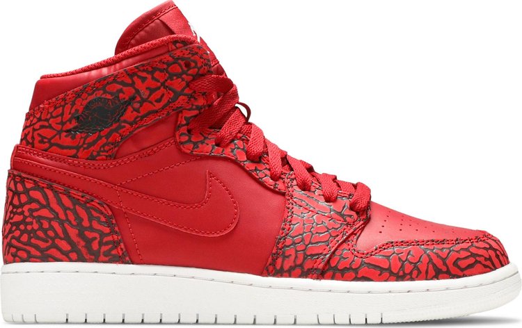 Air Jordan 1 Retro Hi Prem BG Red Elephant