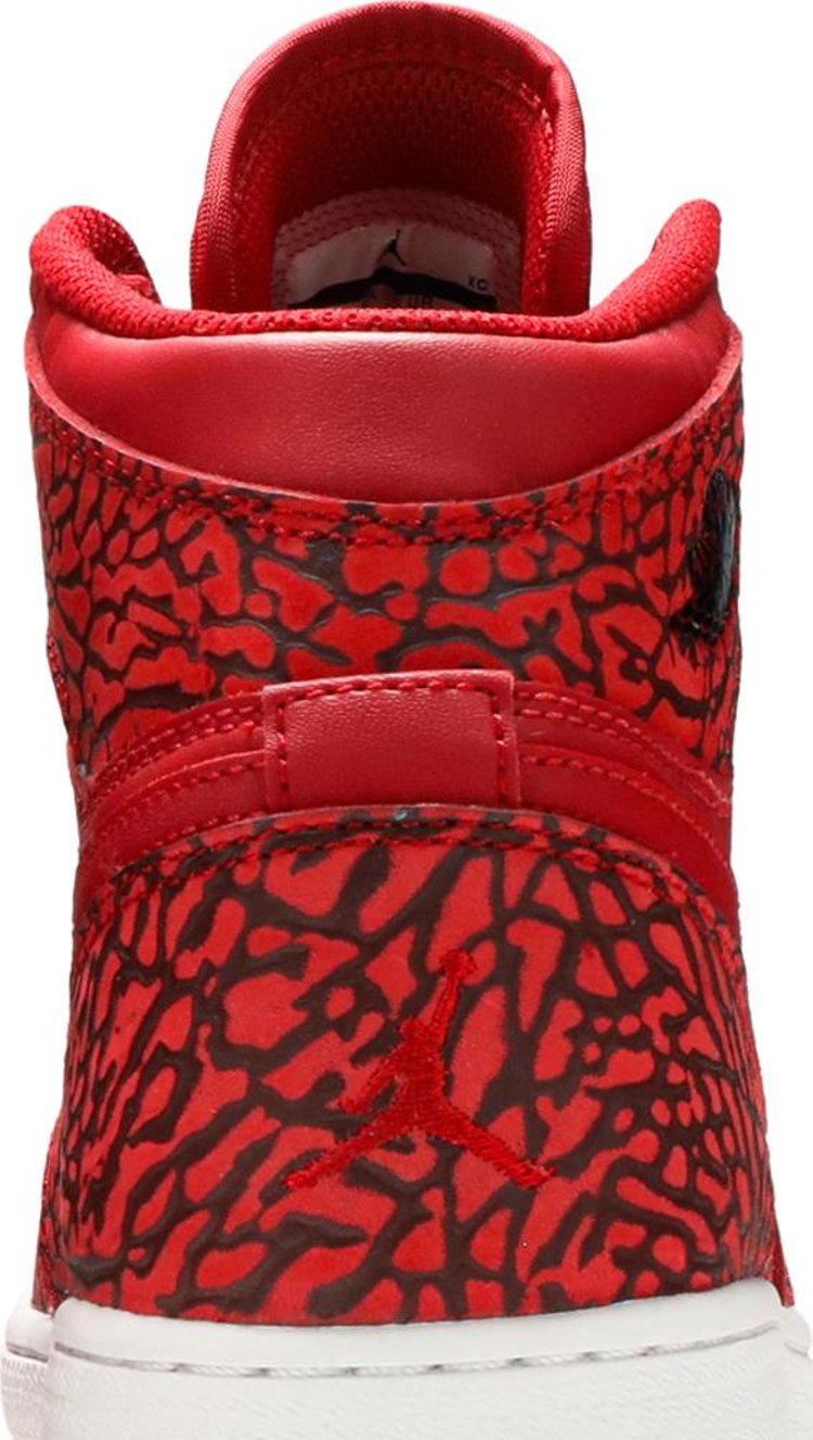 Air Jordan 1 Retro Hi Prem BG Red Elephant