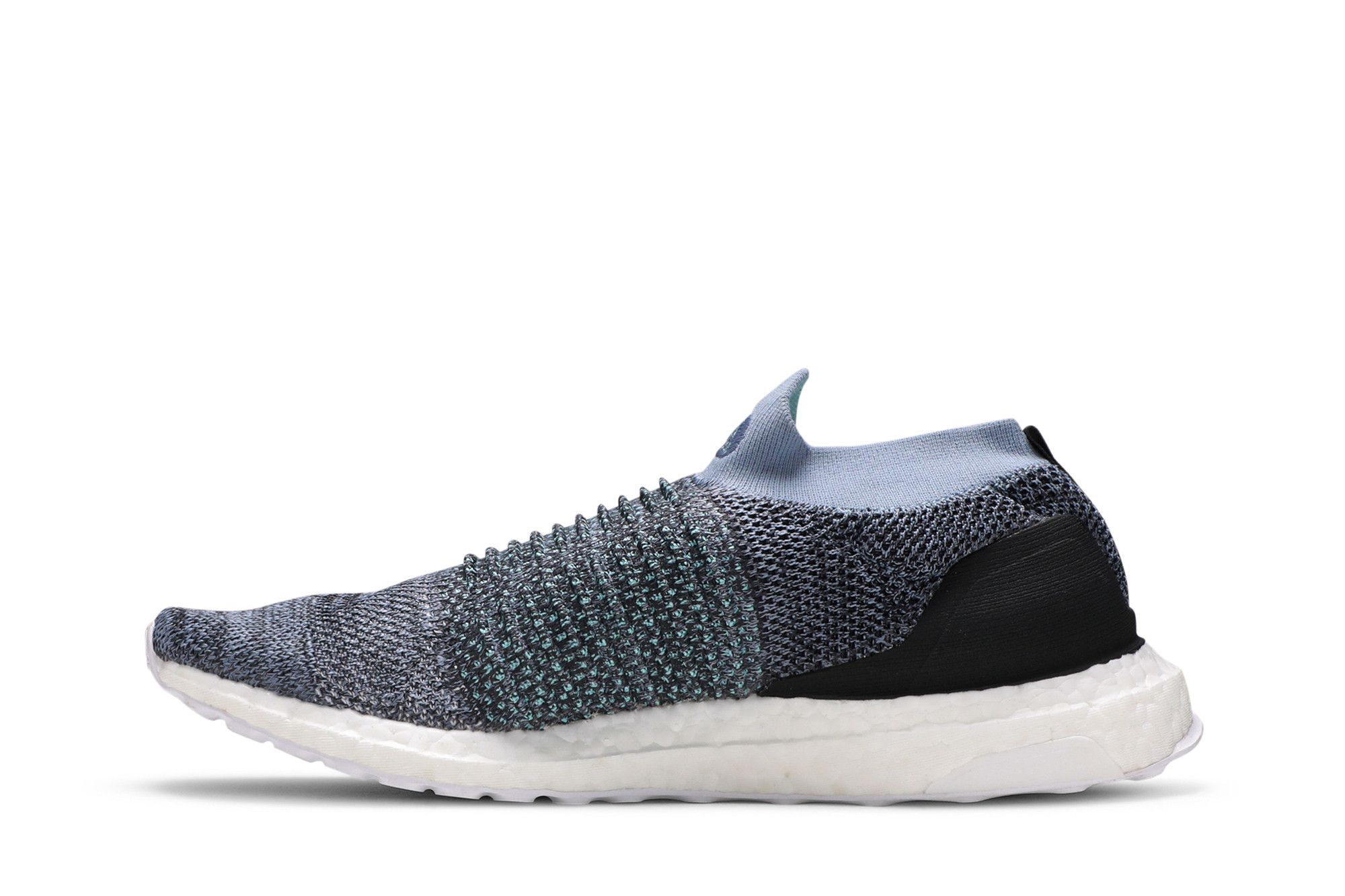 Size 9.5 Parley x UltraBoost Laceless Raw Grey
