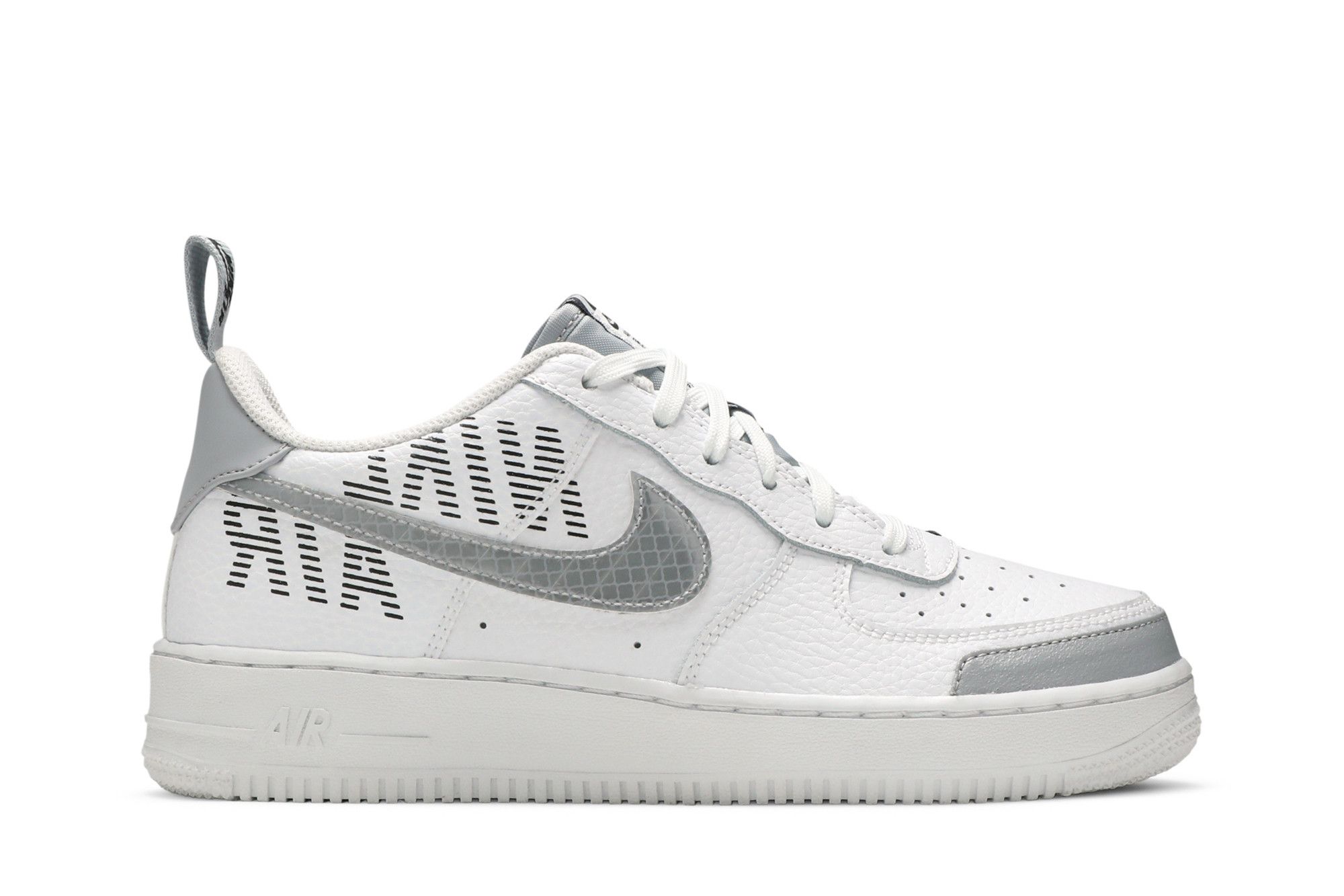 Size 3.5 Air Force 1 LV8 2 GS 'White Wolf Grey'