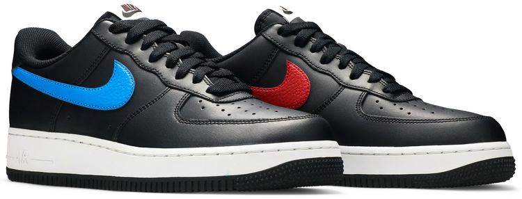 Nike Air Force 1 07 Mismatch Swooshes Black