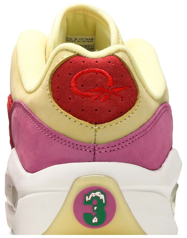 Reebok BBC Ice Cream x Question Low Yellow Red