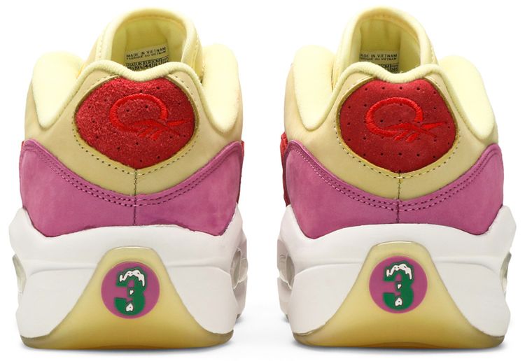 Reebok BBC Ice Cream x Question Low Yellow Red
