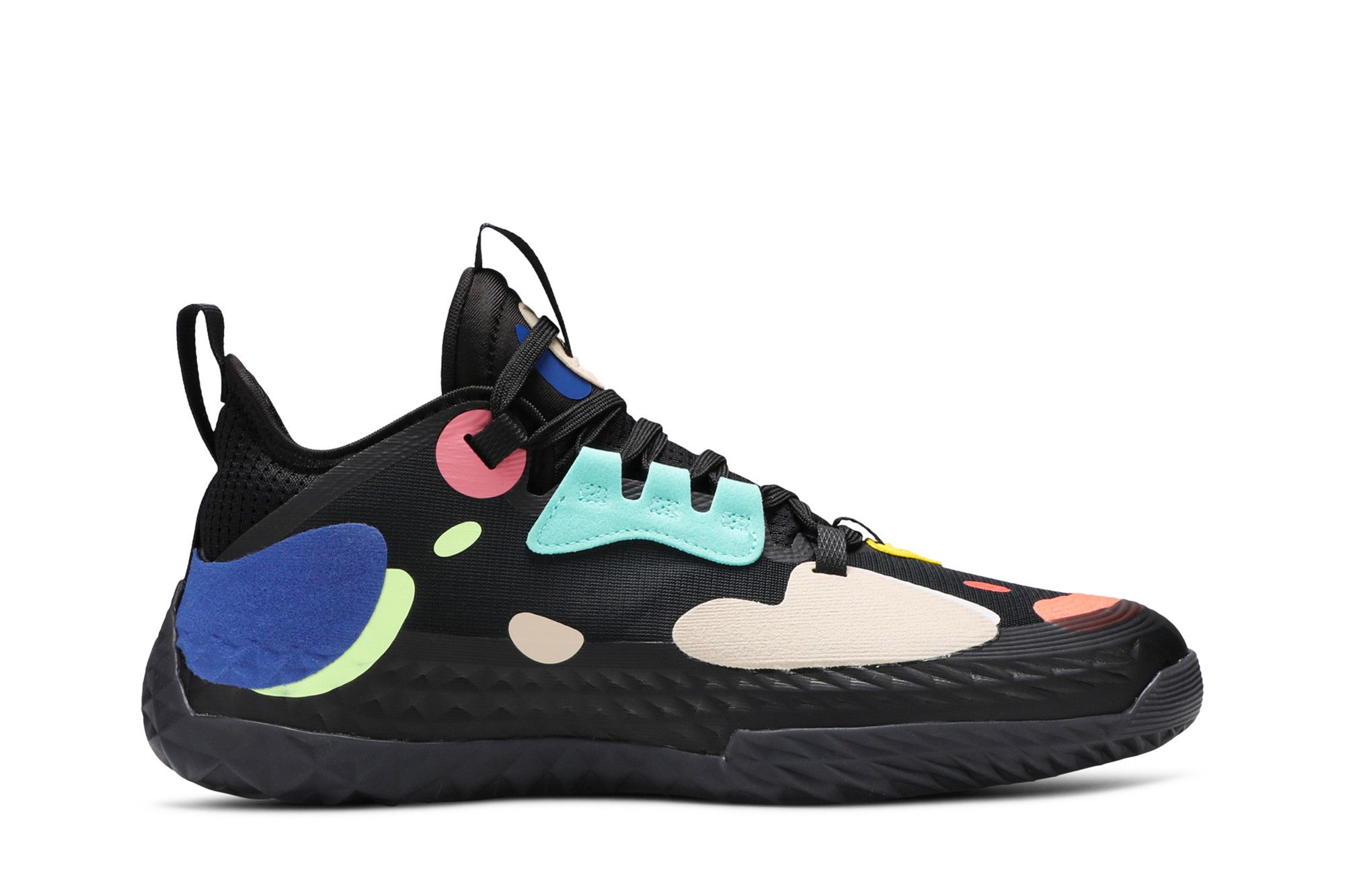 Black harden shoes top